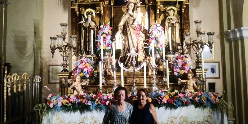 Virgen del Carmen villaverde pilar