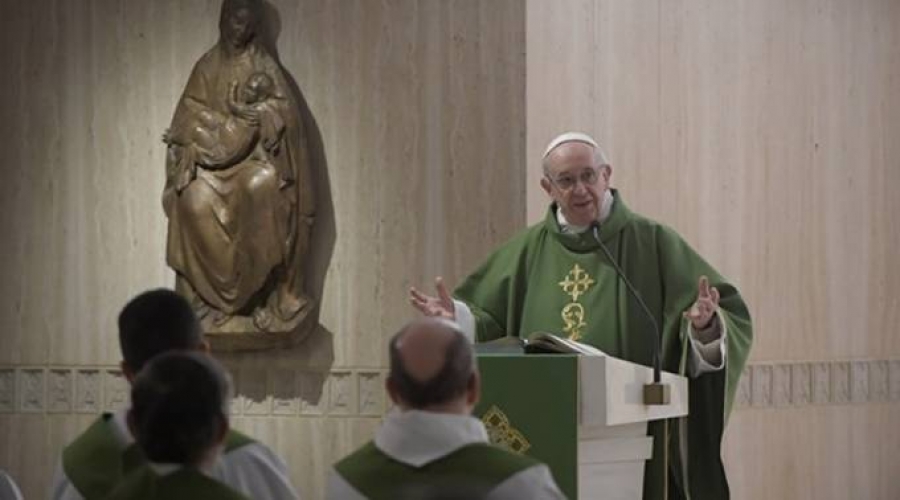 El Papa en Santa Marta: La paloma, el arco iris y la alianza, fortalecerlos es responsabilidad de todos