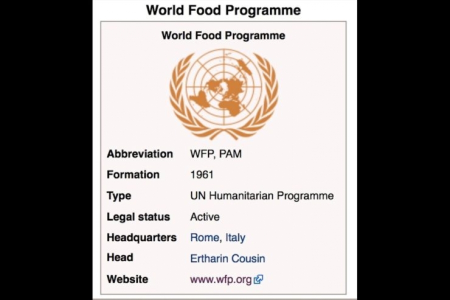 El Santo Padre visitará el 13 de junio el Programa Mundial de Alimentos