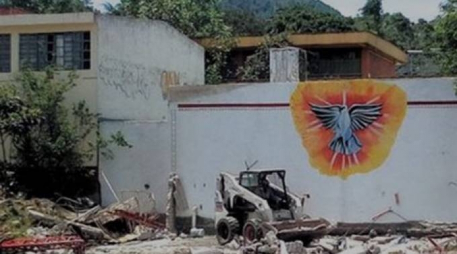 Destruyen por error una iglesia católica en México