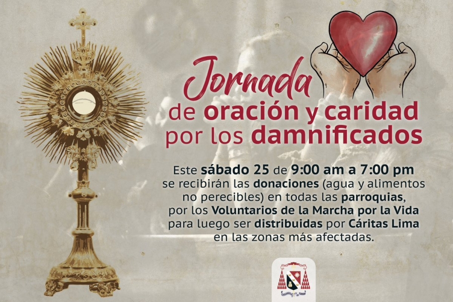 Cardenal Cipriani convoca a Jornada de oración y caridad por damnificados de Perú