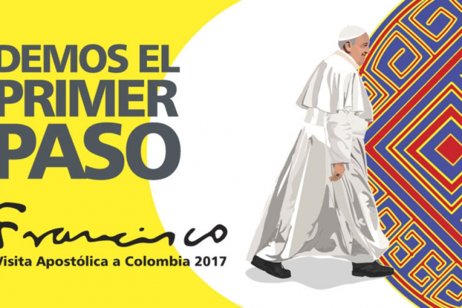 Presentan el logotipo del viaje de Francisco a Colombia: «Demos el primer paso»