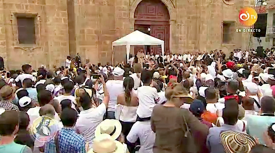 Ángelus en Cartagena: «Todavía hoy millones de personas son vendidas como esclavos»