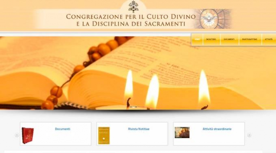 Congregación para el Culto Divino lanza nuevo sitio web