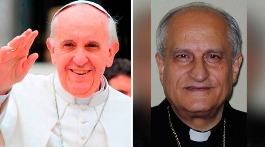 Obispo ermitaño en el Líbano recibe obsequio especial de su amigo Papa Francisco