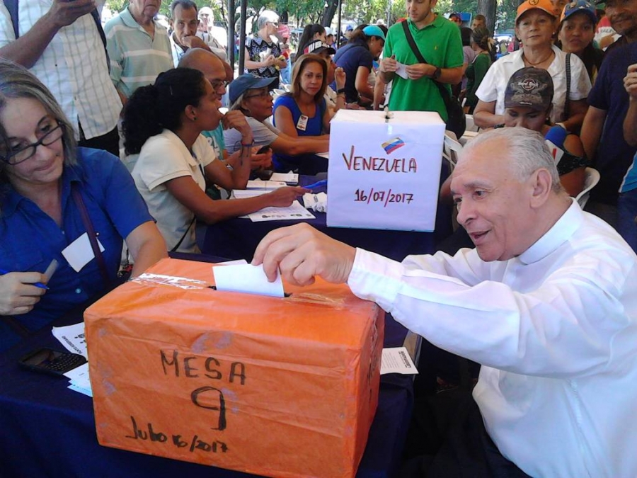 Iglesia en Venezuela participó en consulta popular sobre Constituyente de Maduro