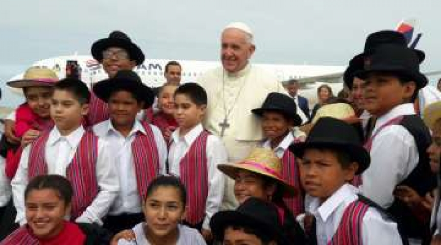 Este fue uno de los encuentros que más emocionó al Papa Francisco en su viaje a Chile