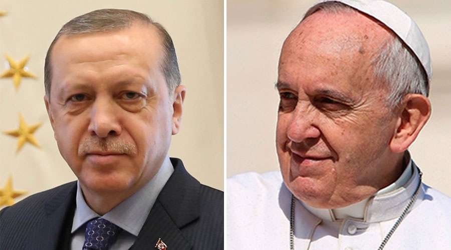 El Papa Francisco recibirá en febrero en el Vaticano al Presidente de Turquía