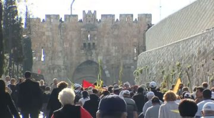 Cifra récord de peregrinos en Tierra Santa