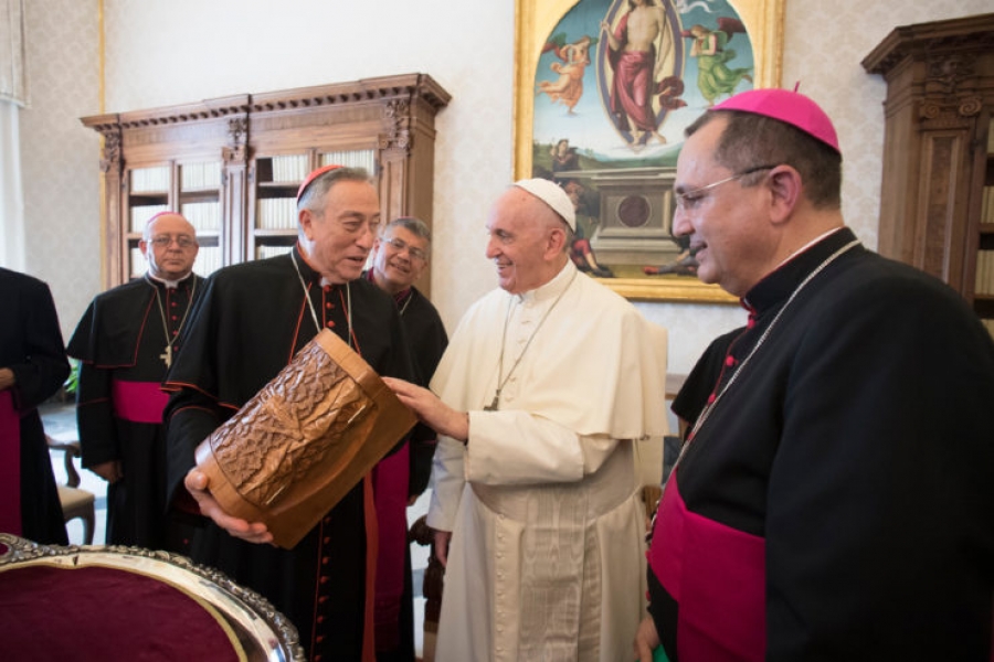 El Santo Padre recibe a los obispos de Honduras en visita «ad Limina»