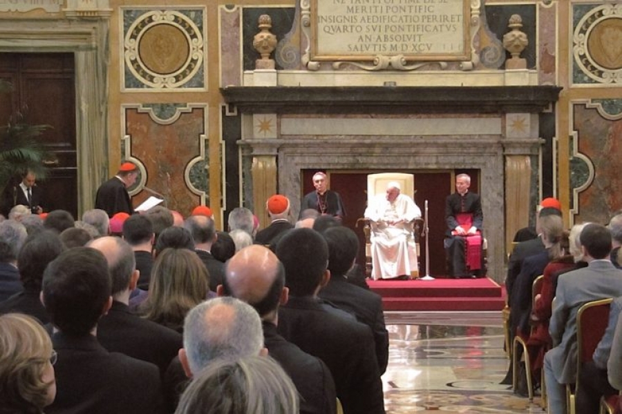 Francisco entrega el Premio Ratzinger: &#039;Expresamos también nuestro gran cariño hacia Benedicto XVI&#039;