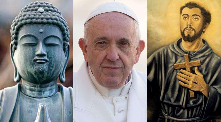 Esto fue lo que dijo el Papa sobre Buda y San Francisco de Asís