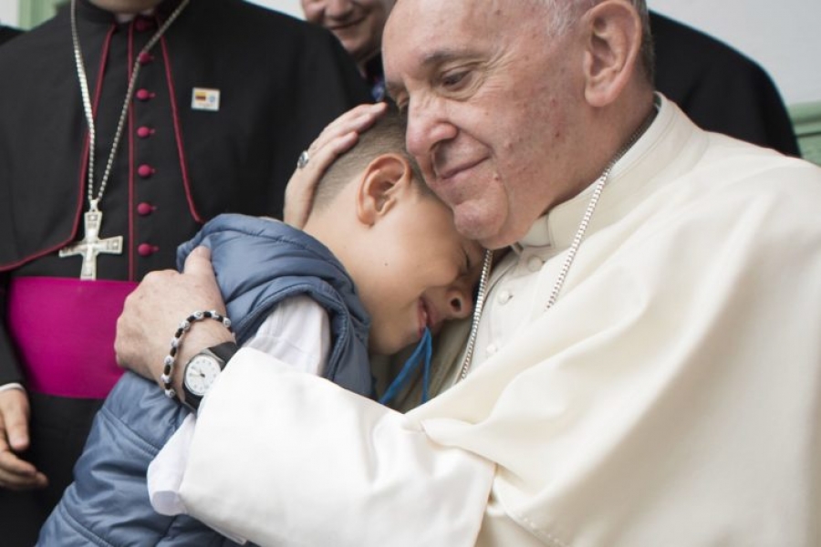 El Papa en la Casa Hogar: «Esta es una prueba del amor que Jesús les tiene»