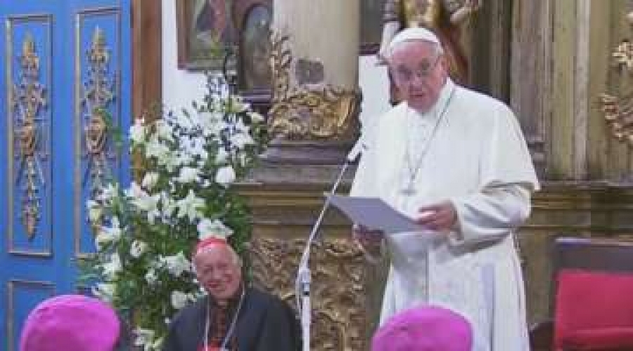 Saludo del Papa Francisco a los obispos de Chile