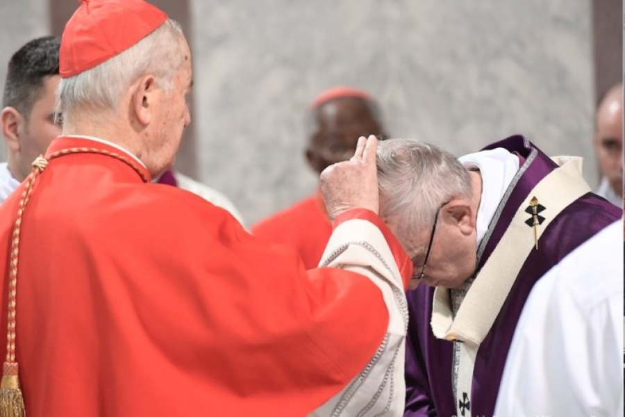El Papa inicia los ritos de la Cuaresma: Texto completo de la homilía en la basílica de Santa Sabina