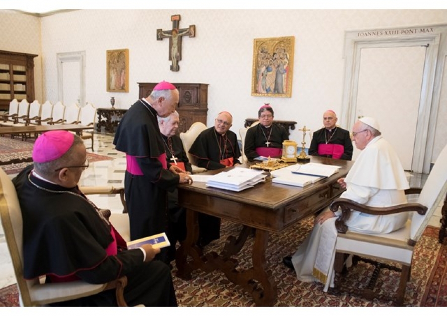 Los obispos de Panamá en visita &#039;ad limina&#039; tienen audiencia con el papa Francisco