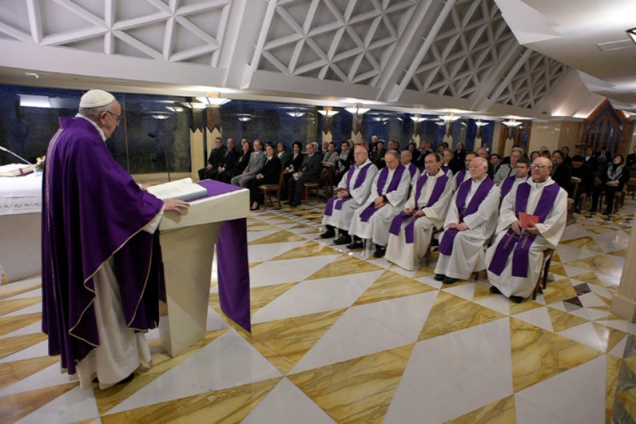 El Papa en Sta. Marta propone a Juan Bautista como modelo de humildad