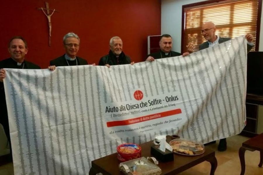 La misión de AIN en Irak: «Los cristianos necesitan nuestra presencia real»