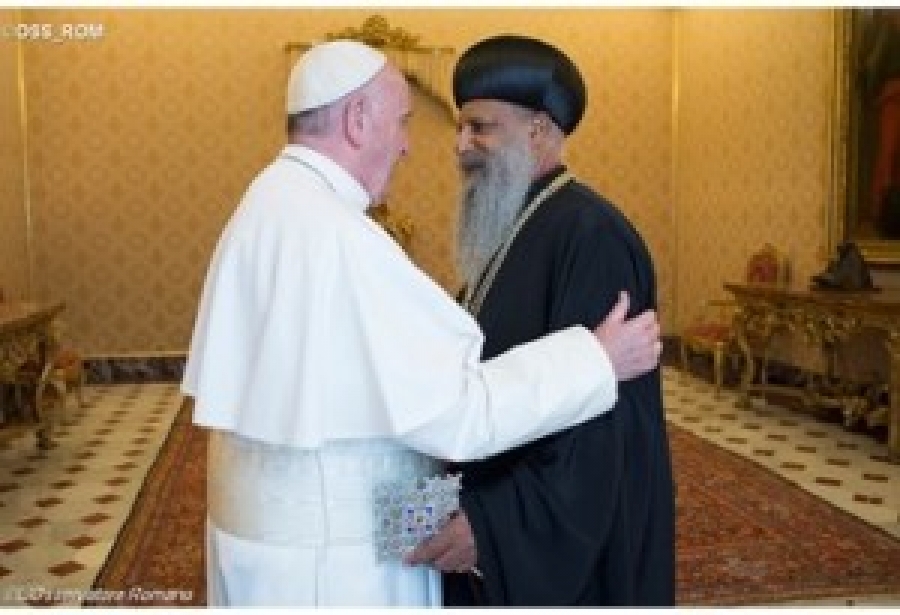 Encuentro con el Patriarca de la Iglesia Ortodoxa Tewahedo de Etiopía: Un nuevo tiempo de amistad fraternal