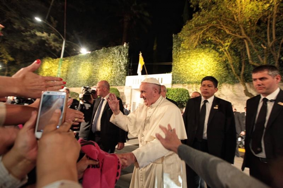 «Que Dios les pague esto», las palabras de Francisco en última noche en Nunciatura