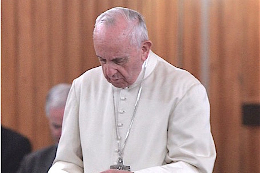 El Papa realizó el segundo día de los ejercicios espirituales