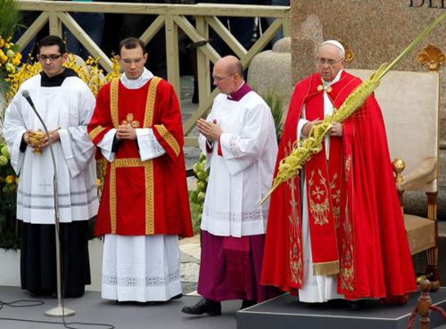 El Papa en el Domingo de Ramos: ‘El crucifijo es la cátedra de Dios’