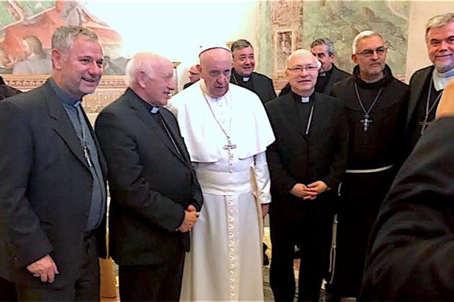 Visita &#039;ad limina&#039; de los obispos chilenos: segunda reunión con el Papa y siete cardenales