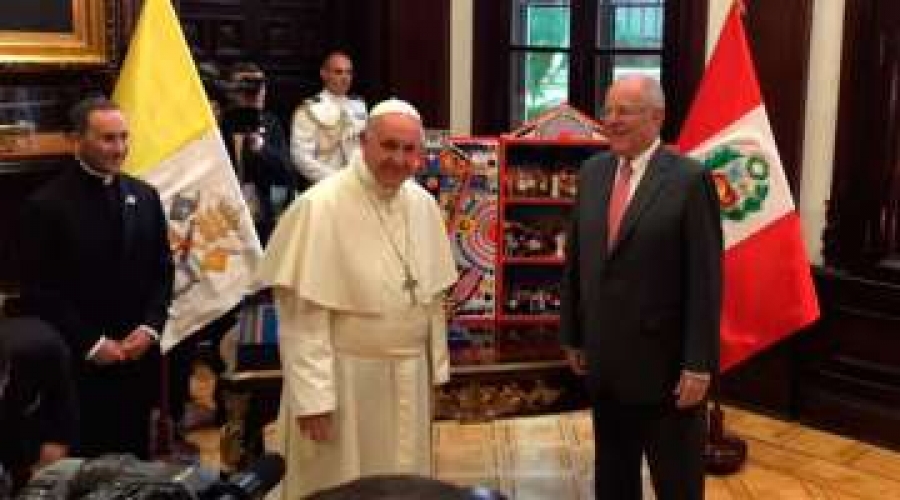 Francisco se reunió con el Presidente de Perú