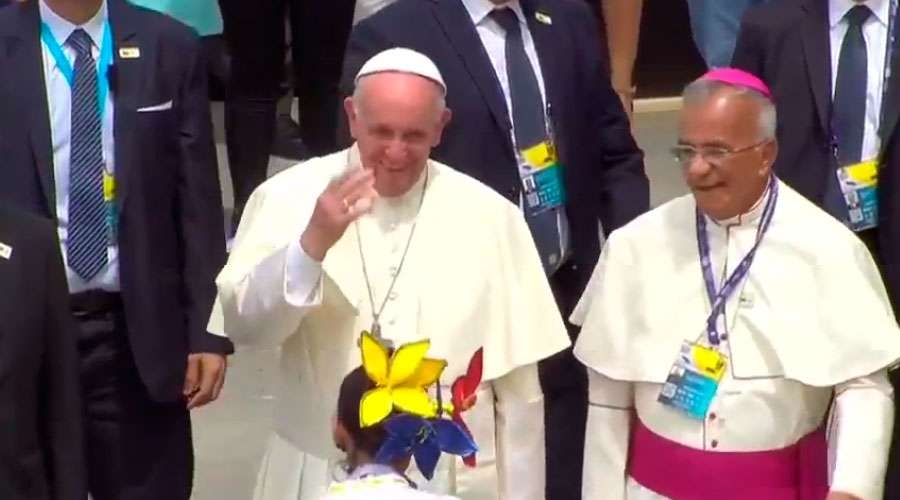 El Santo Padre llegó a Cartagena, la última etapa de su visita a Colombia
