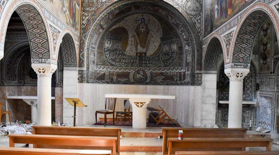 Profanan en Tierra Santa iglesia católica dedicada a San Esteban