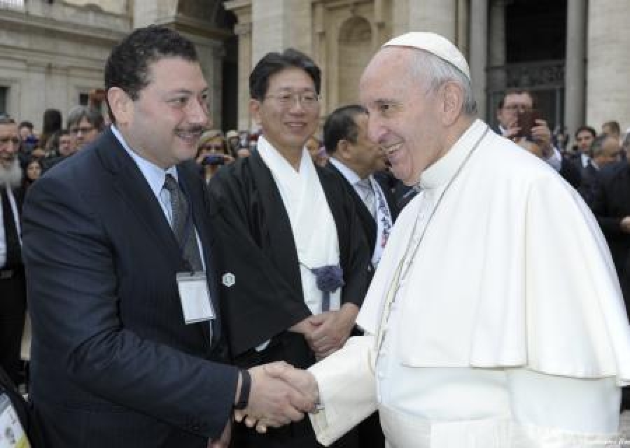 Francisco alienta al KAICIID en su esfuerzo por fomentar el diálogo interreligioso