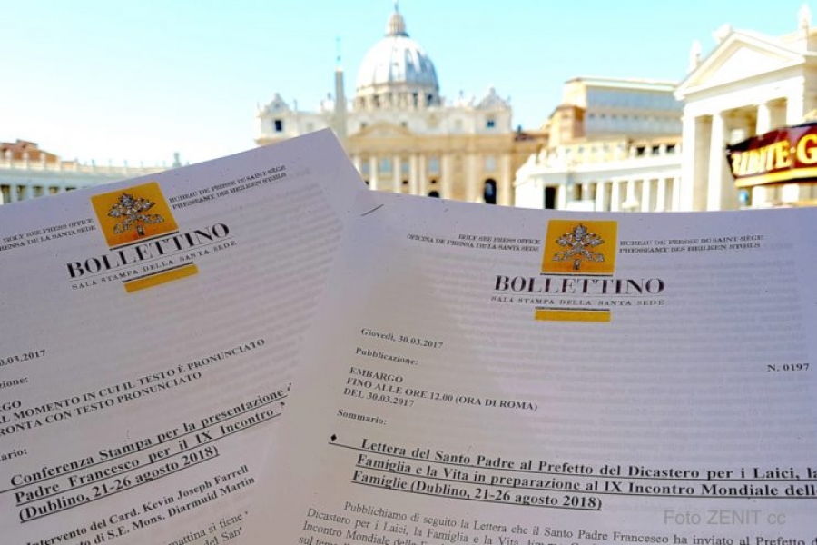 Texto de la carta del papa Francisco a los organizadores de la Jornada Mundial de la Familia