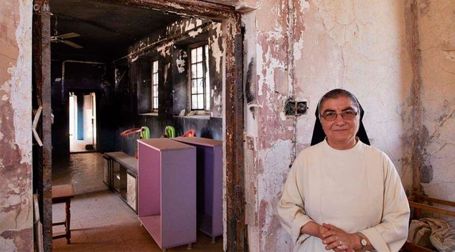 Dominicas en Irak reconstruyen su convento y acogen a niños desplazados