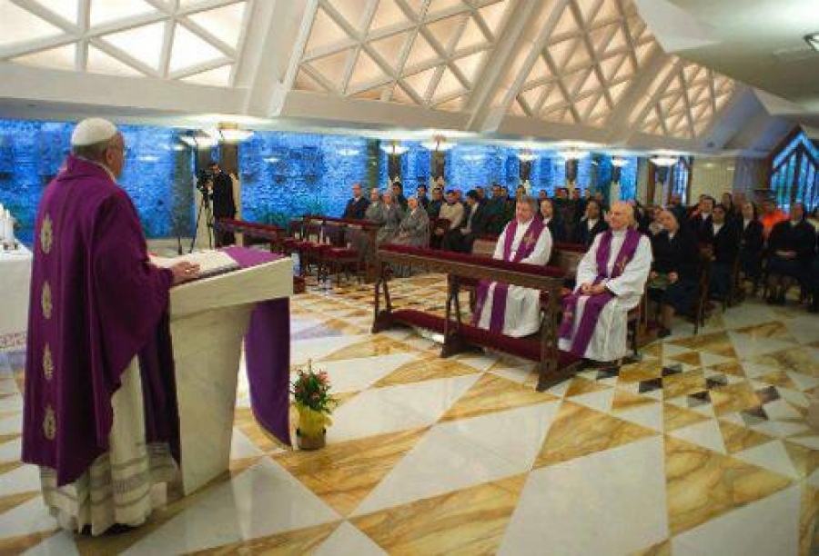 Francisco en Santa Marta: &#039;Dios está enamorado de nuestra pequeñez&#039;