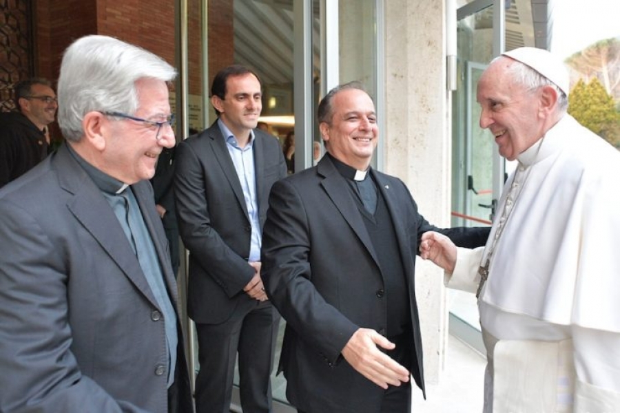 El Santo Padre inició los ejercicios espirituales de cuaresma, junto a sus colaboradores cercanos