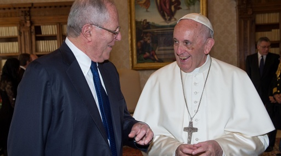 Papa Francisco recibe al presidente del Perú a pocos meses de su visita apostólica