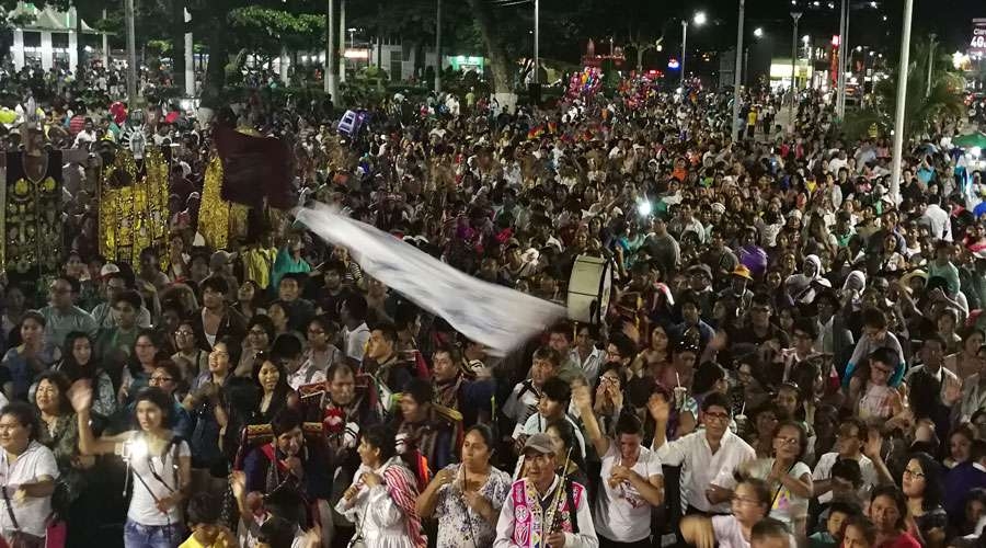 Con procesión y vigilia Puerto Maldonado espera al Papa Francisco