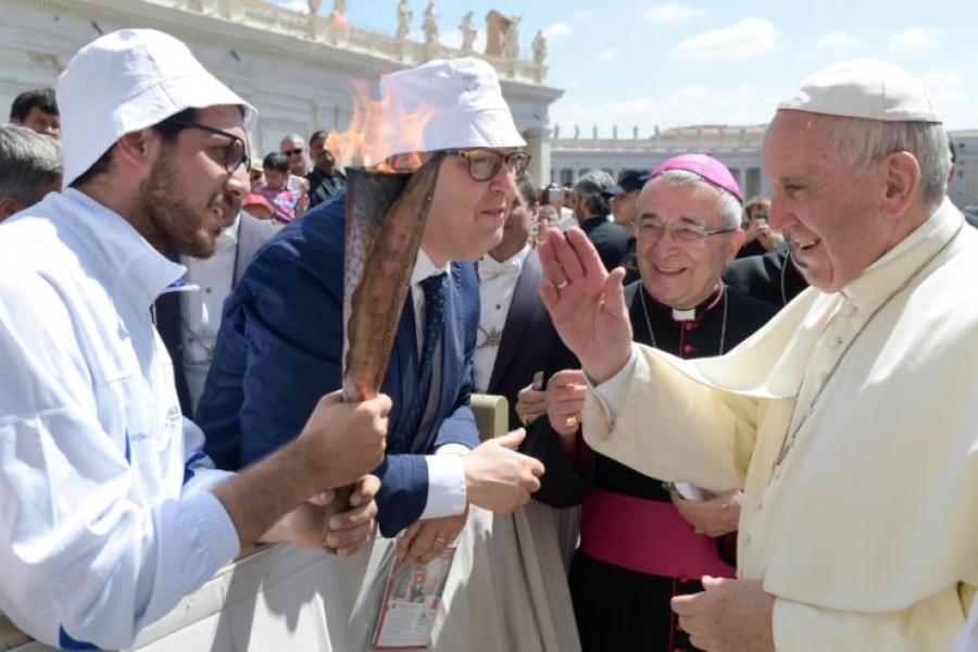 Francisco a los peregrinos a Loreto: pregúntenle a Jesús: &#039;¿Tú me amas?&#039; y respóndanle si lo aman