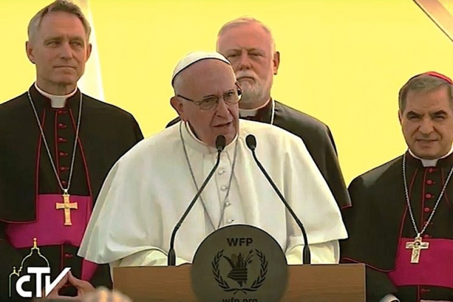 El Papa da las gracias a los empleados del PMA por el trabajo escondido que realizan