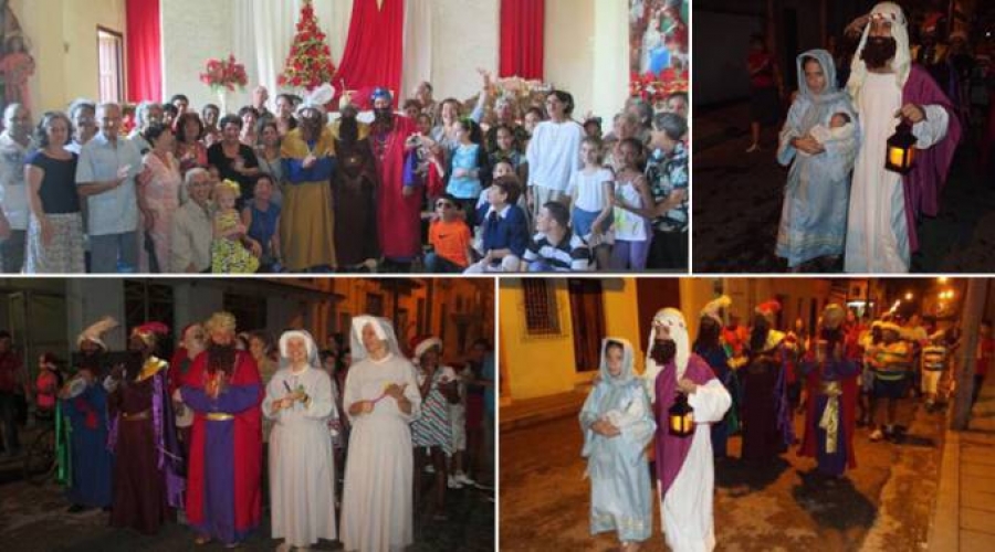 Fieles cubanos celebran por tercer año «cabalgata navideña» en Camagüey