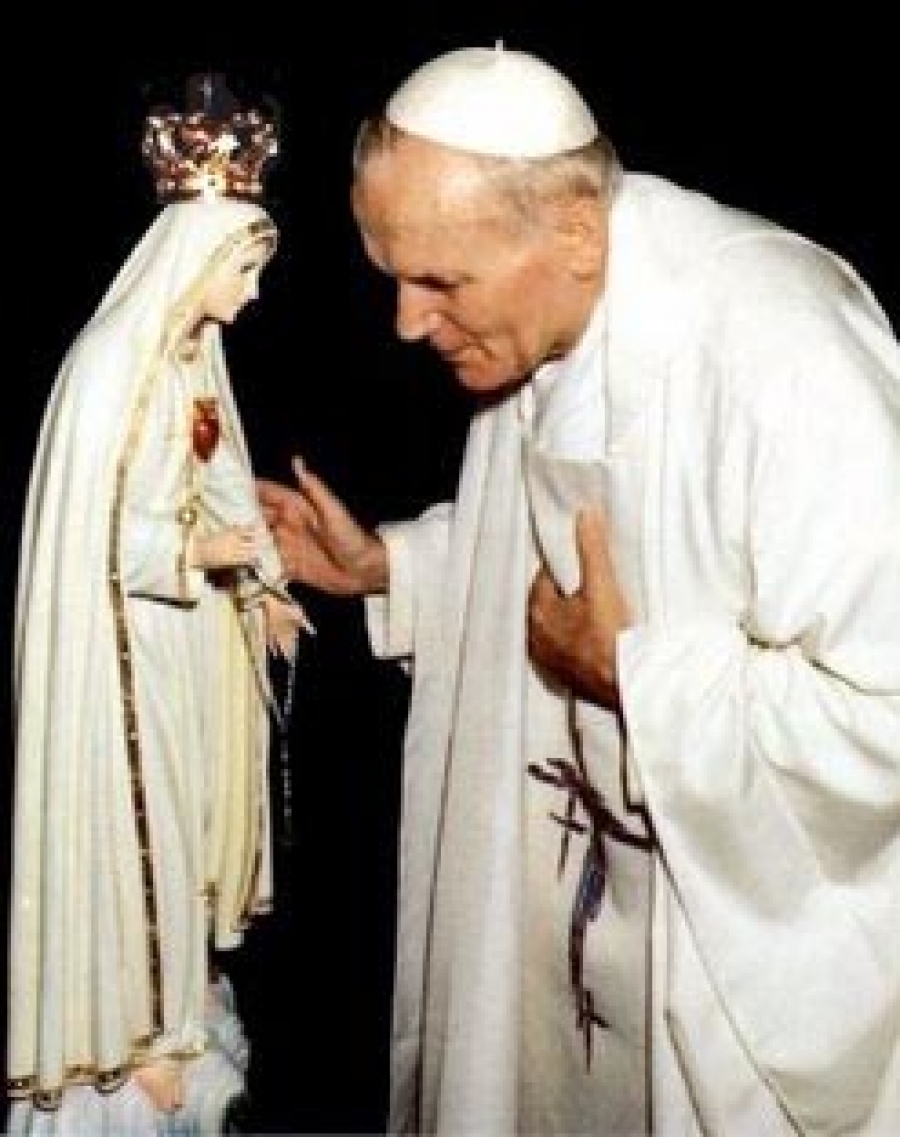 Juan Pablo II y la Virgen de Fátima