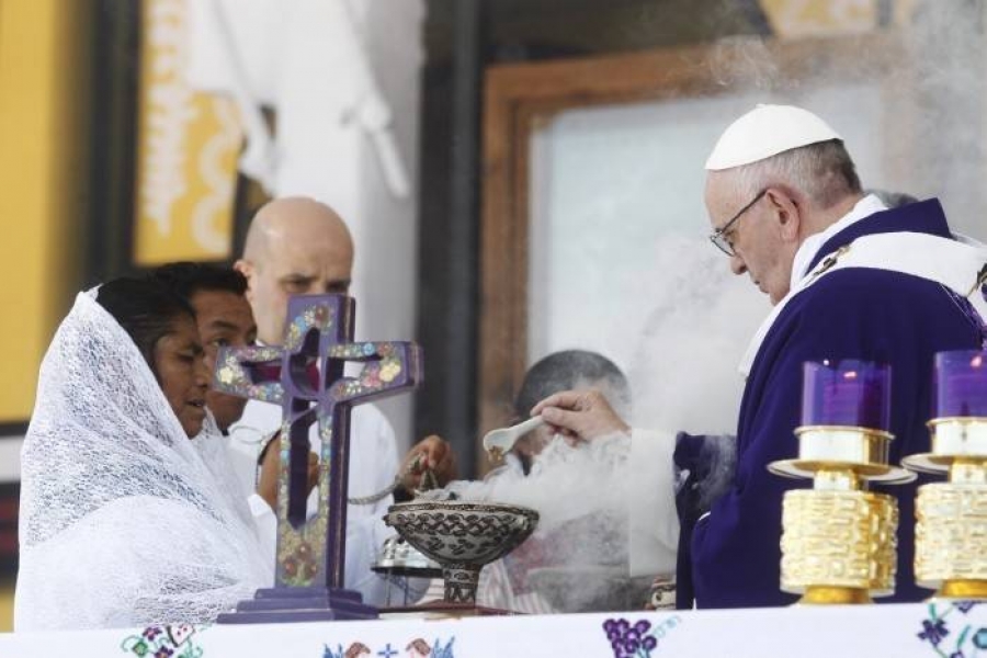 Misa en San Cristóbal de las Casas: El Santo Padre pide perdón a los indígenas, despojados de sus tierras y excluidos de la sociedad