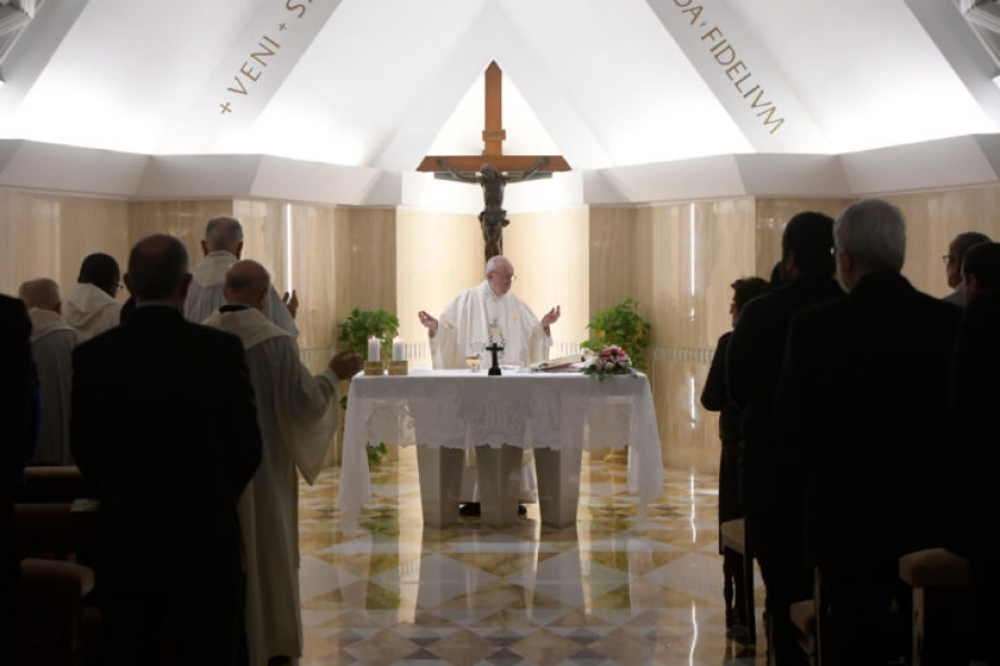 Francisco en Santa Marta: San José dé a los jóvenes la gracia de soñar cosas grandes