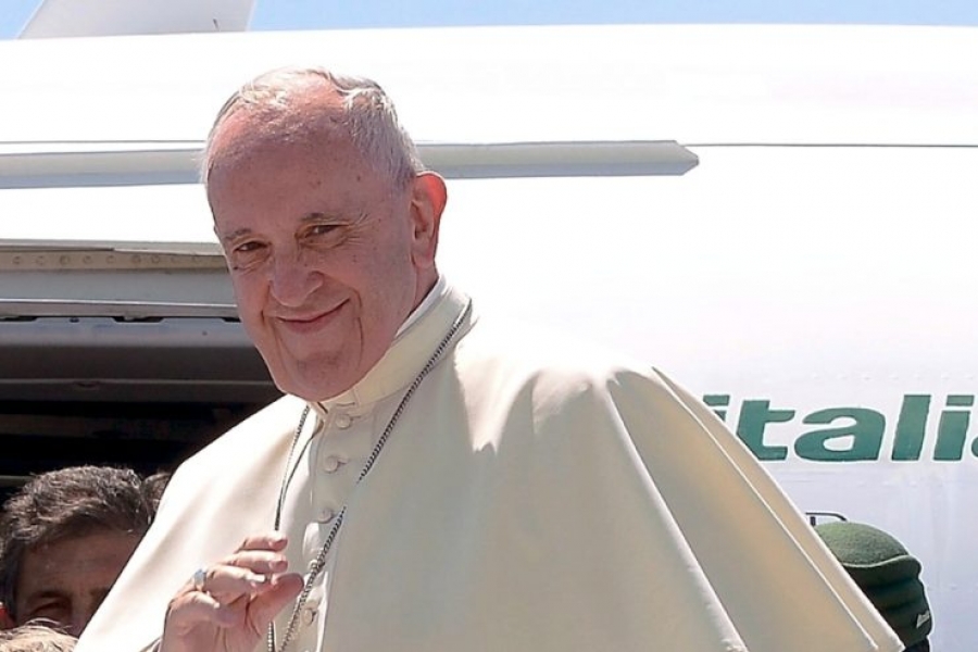 El Santo Padre llega a Cracovia:  &#039;El mundo está en guerra pero no de religión&#039;