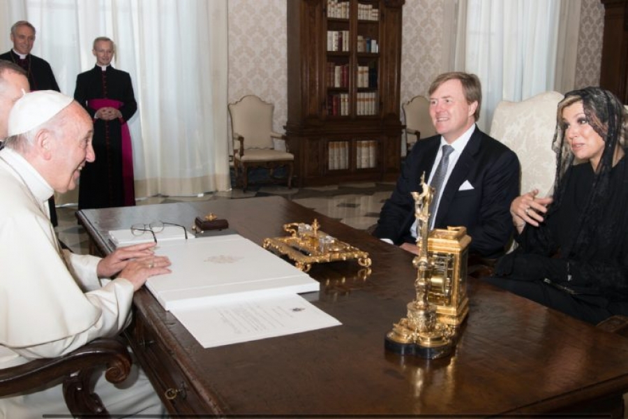 Los reyes de los Países Bajos recibidos en audiencia por el papa Francisco