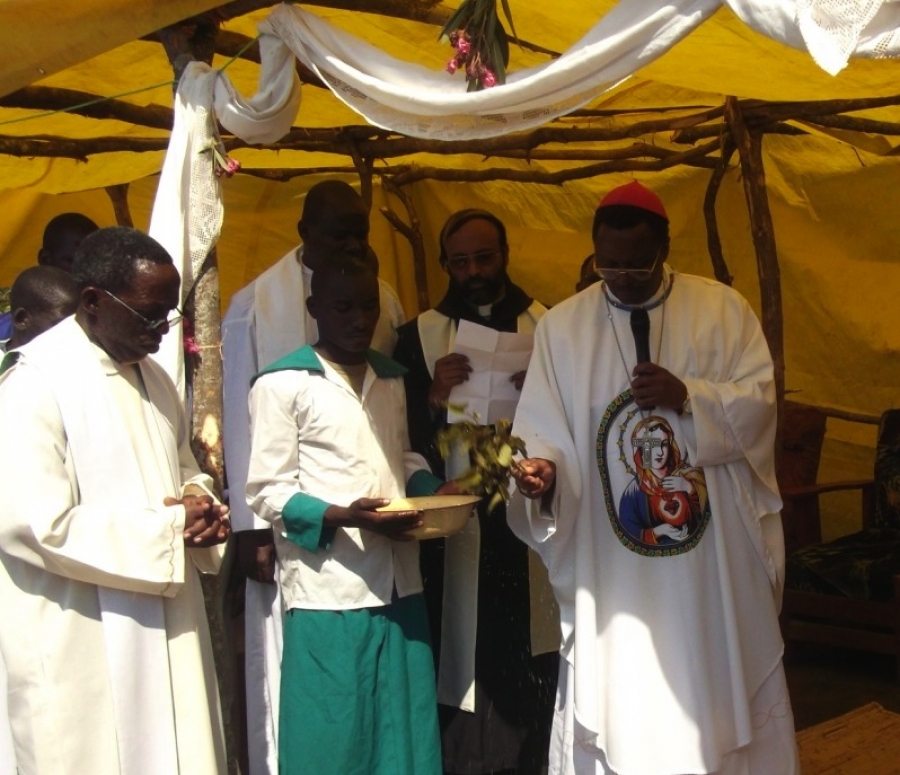 Bendición del primer monasterio de carmelitas descalzos en Zambia