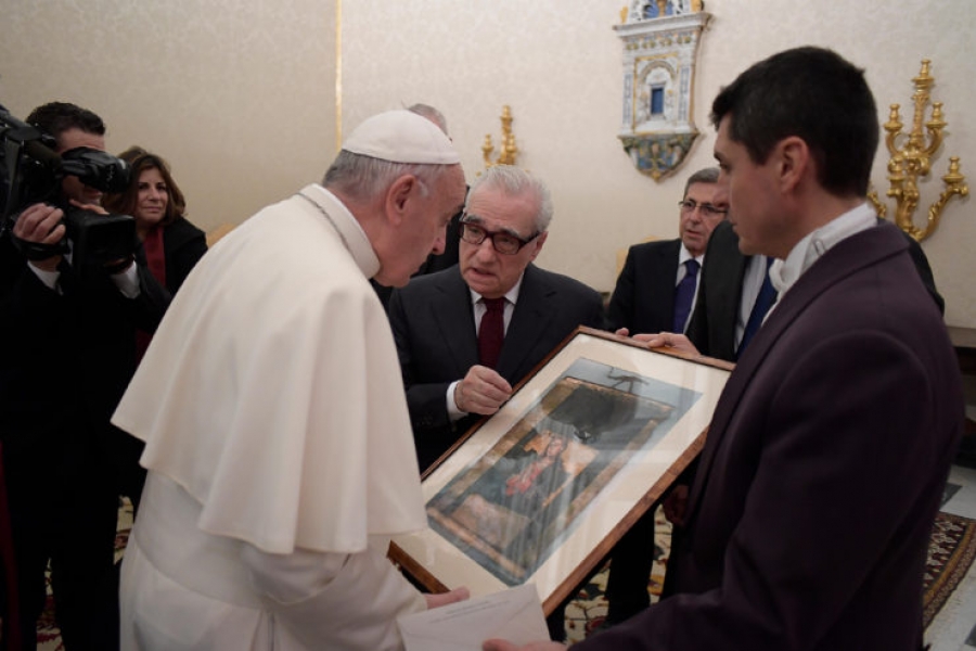 El Papa se reúne con Martin Scorsese