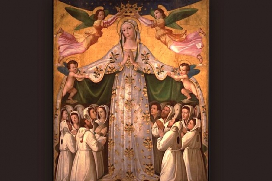 La misericordia en el arte: María que nos cubre con su manto