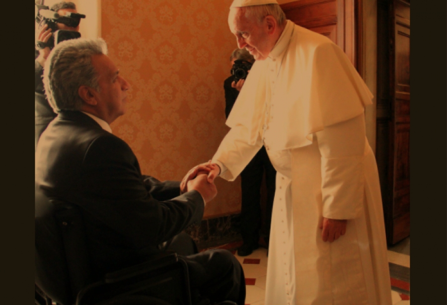 Ecuador: respeto por los nativos en el corazón de la visita del Presidente al Vaticano