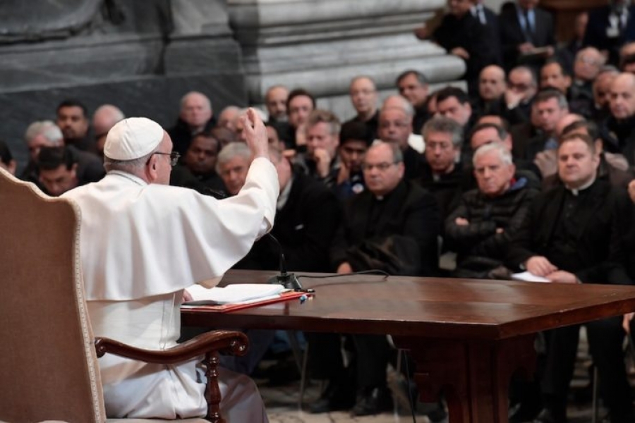 El obispo de Roma se reúne con sus sacerdotes: &#039;formación constante y madurez en la fe&#039;